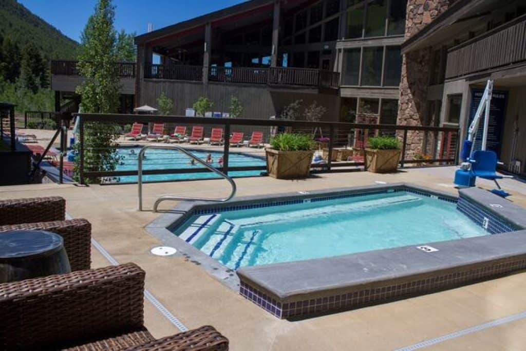 mountain vacation rental with pool hot tub